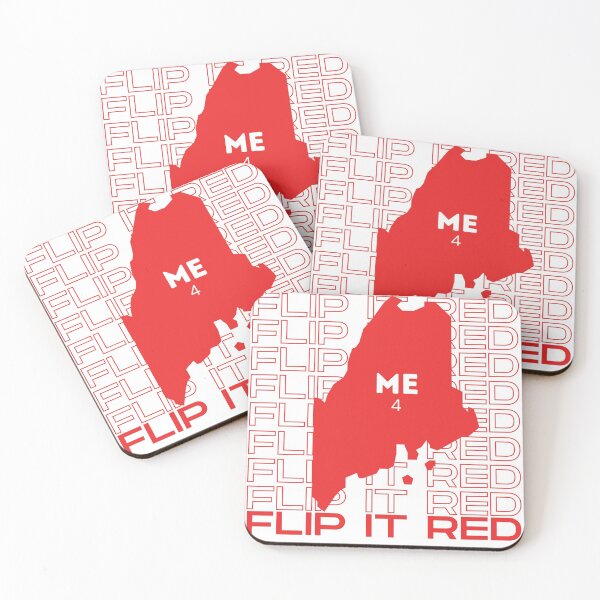 Item preview, Flip It Red Maine designed and sold by SquaredApple.