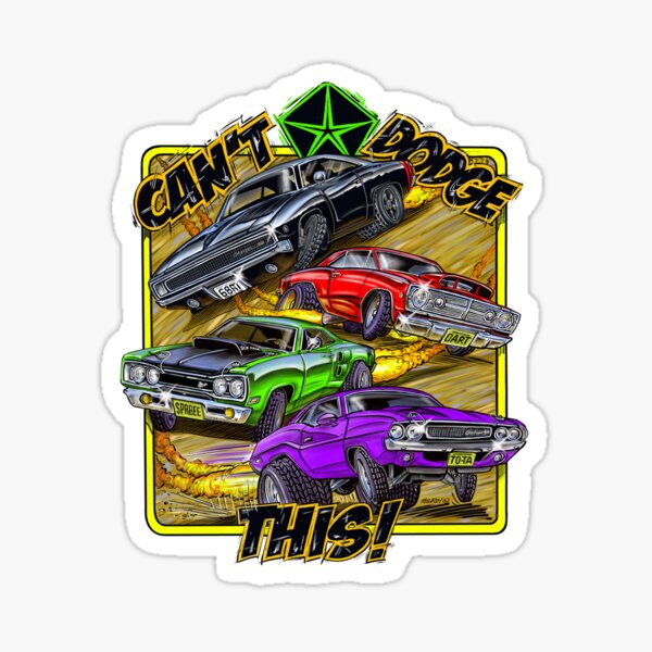 Can't Dodge This! Sticker