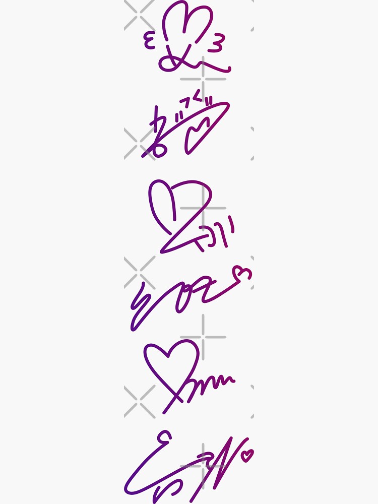 G)I-DLE SIGNATURES