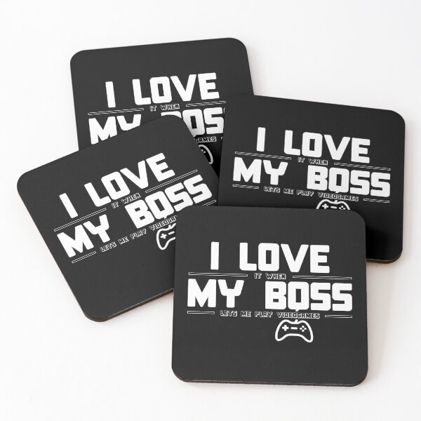 Item preview, I Love It When My Boss Lets Me Play Video Games designed and sold by Crapt.