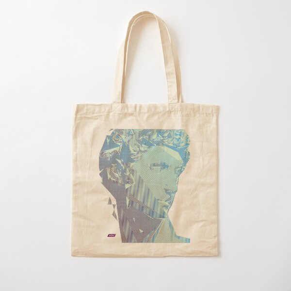 Giuliano Scanline Portrait | Day Time Cotton Tote Bag
