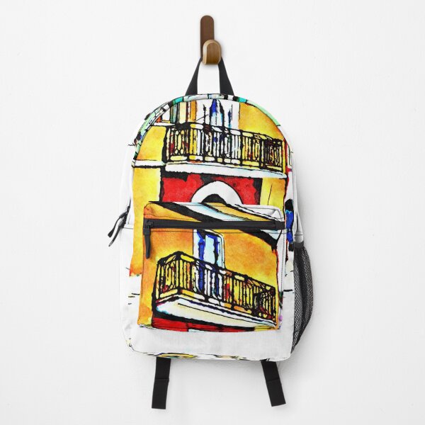 Item preview, Borrello: glimpse with colored houses designed and sold by Giuseppe Cocco.