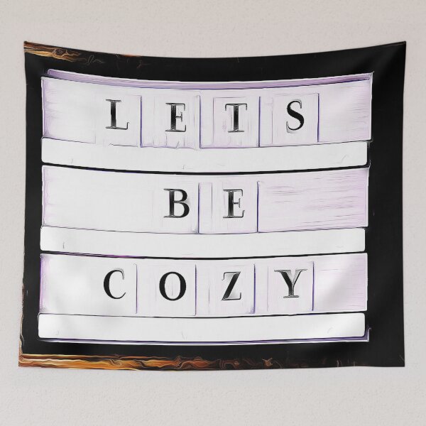 Item preview, Let's be cozy designed and sold by sheepsterandco.