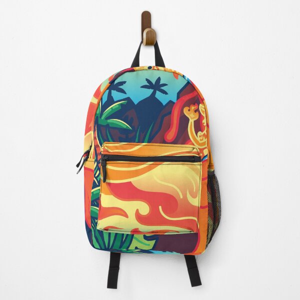 Item preview, Figer the baby liger surfing on Volcano - Creatober 2020 day 26 designed and sold by TokiPY.