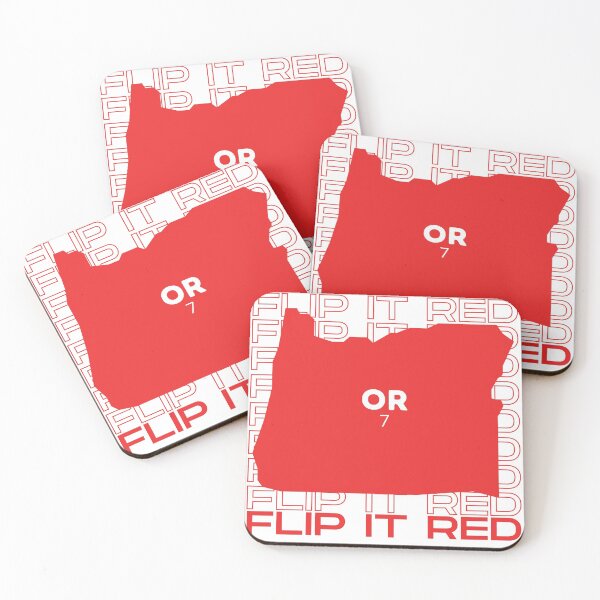 Item preview, Flip It Red Oregon designed and sold by SquaredApple.