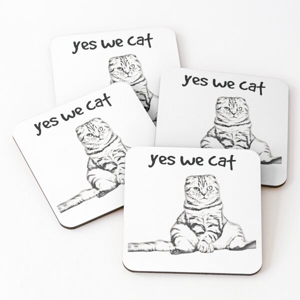 Item preview, Yes We Cat Funny Cute Quote designed and sold by nanashiro.