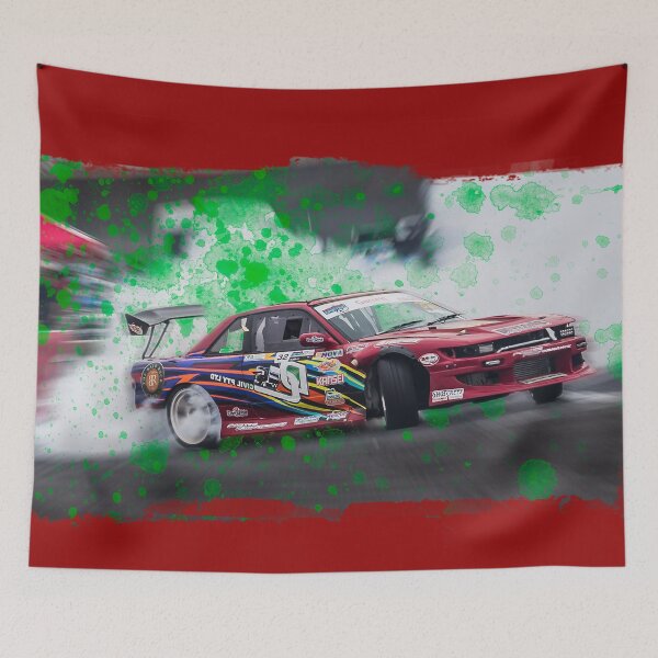 Item preview, Red beast drift car hangs it all out hard! designed and sold by shaynetwright.