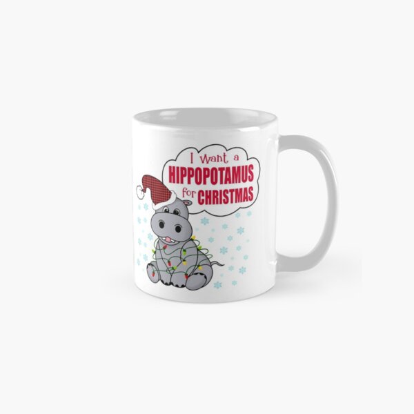 Aperçu de l'œuvre Je veux un hippopotame pour Noël créée et vendue par Gsallicat.