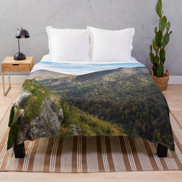 Item preview, Appalachian Mountain Gorge Fall Foliage Landscape View designed and sold by mbarimo7.