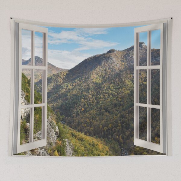 Item preview, Appalachian Mountain Gorge Window View designed and sold by mbarimo7.