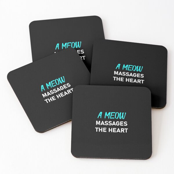 Item preview, a meow massages the heart designed and sold by HMMOUCH.