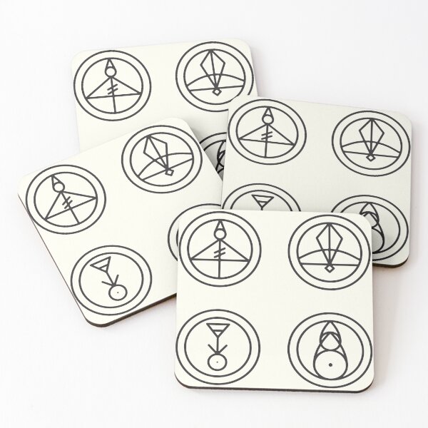 Item preview, Owl House Glyphs (dark on light background) designed and sold by AvengedCrow.