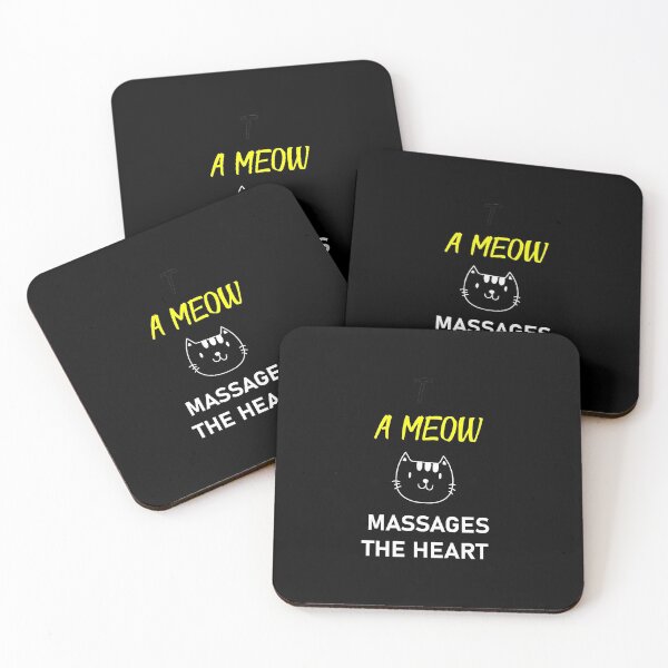 Item preview,  a meow massages the heart designed and sold by HMMOUCH.