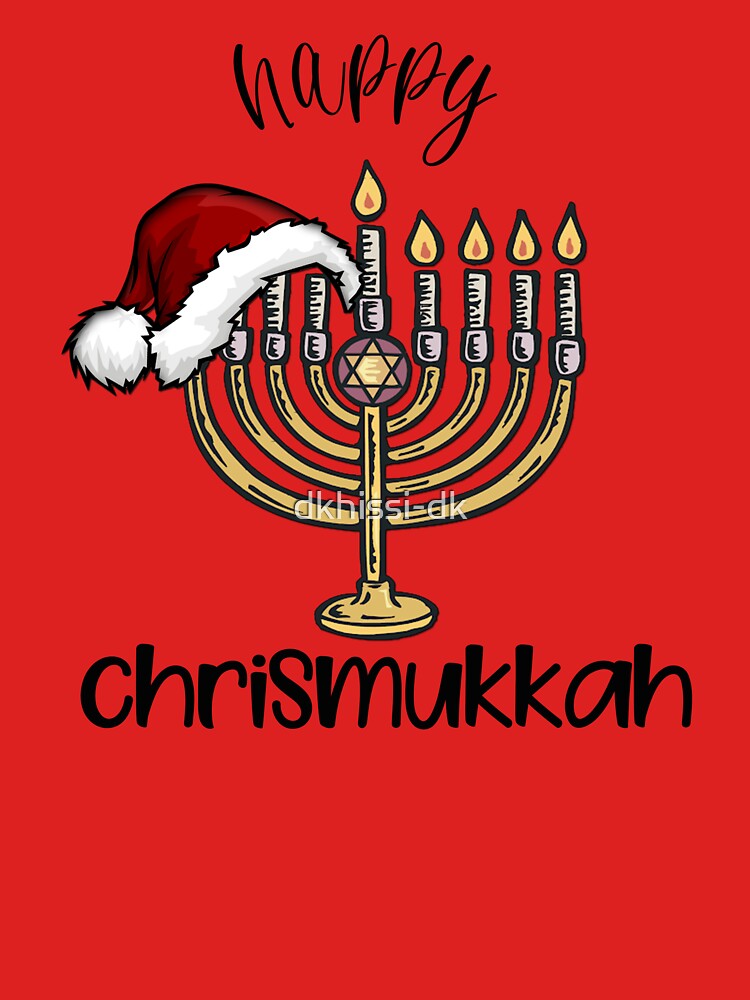 "Happy chrismukkah, happy christmas and happy hanukkah" Tshirt by