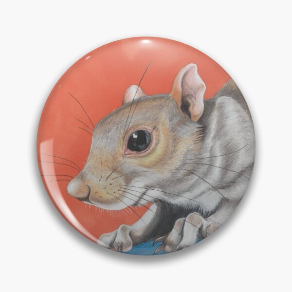 Item preview, Grey Squirrel Coloured Pencil Art designed and sold by Philosophyfox.