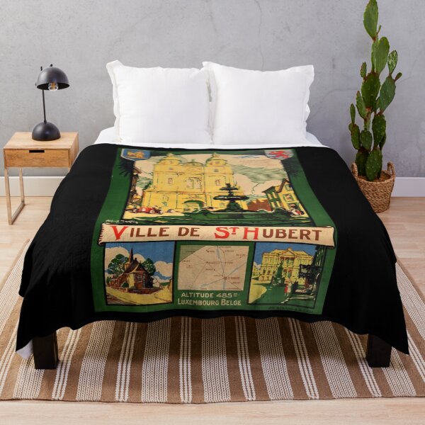 Item preview, retro Ville de St Huber designed and sold by CorasPosters.