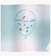 Surreal Water Balloon Poster