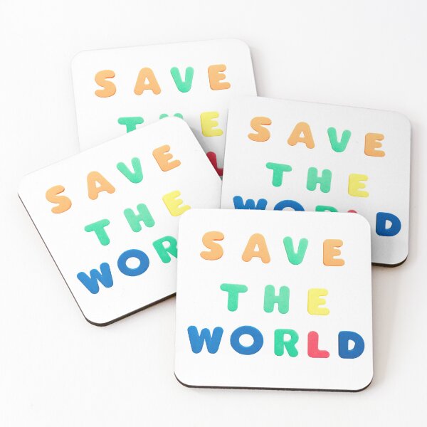Item preview, SAVE THE WORLD SLOGAN  designed and sold by FASHION-LEAD.