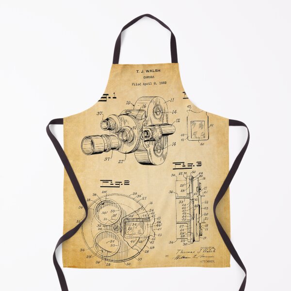 Item preview, Video camera 1940 patent antique designed and sold by InkedArtPrints.