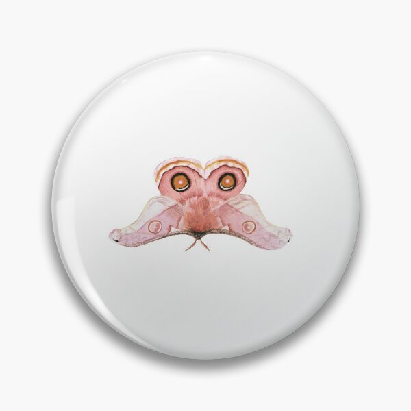 Item preview, Pink Moth silhouette designed and sold by timeforpaint.