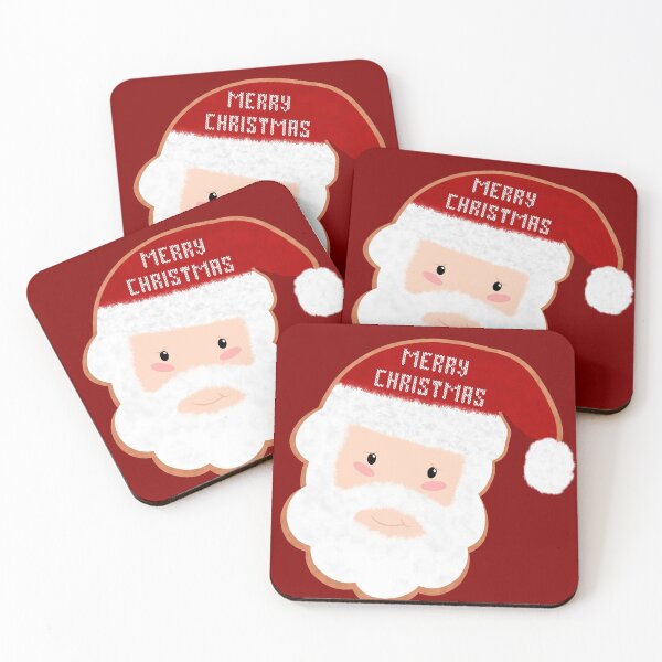 Item preview, santa cookie shape christmas treat designed and sold by crizzysketch.