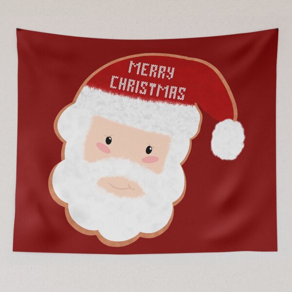 Item preview, santa cookie shape christmas treat designed and sold by crizzysketch.