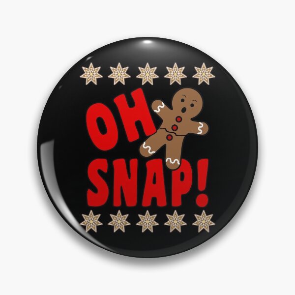 Item preview, Oh Snap | 2020 Festive Christmas Broken Gingerbread Man designed and sold by 4wordsmovement.