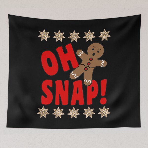 Item preview, Oh Snap | 2020 Festive Christmas Broken Gingerbread Man designed and sold by 4wordsmovement.