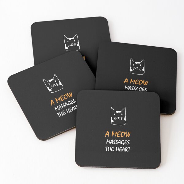 Item preview, a meow massages the heart designed and sold by HMMOUCH.