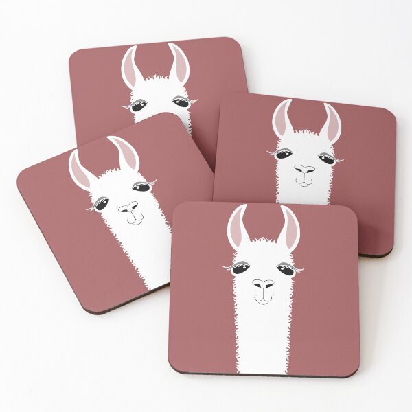 Item preview, MARSALA LLAMA PORTRAIT designed and sold by Jean Gregory Evans.