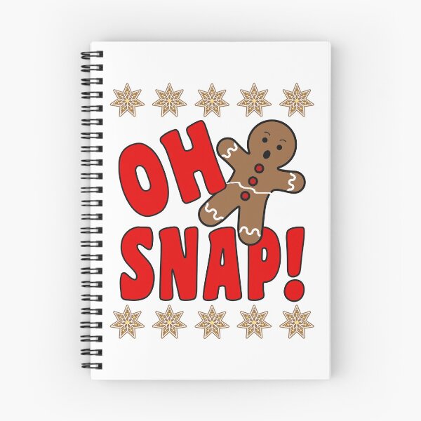 Item preview, Oh Snap | Festive Funny Christmas Broken Gingerbread Man designed and sold by 4wordsmovement.