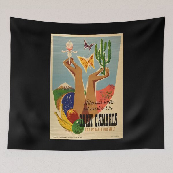 Item preview, retro Gran Canaria designed and sold by CorasPosters.