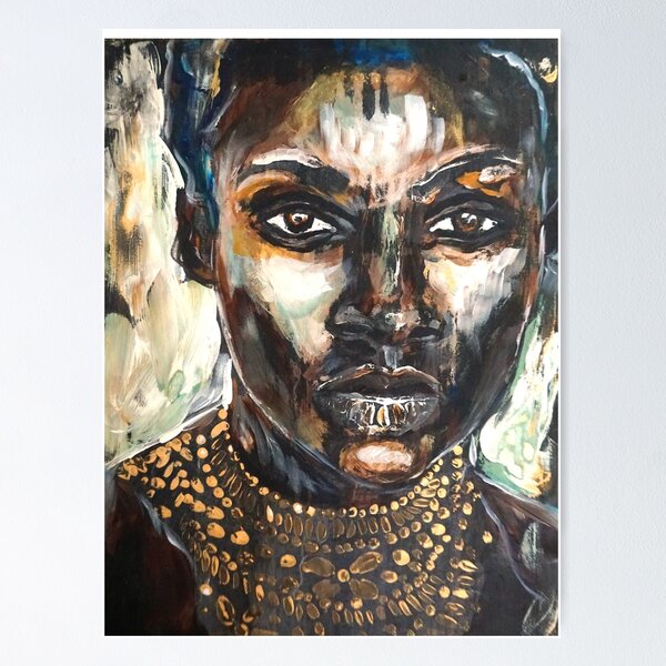 Fierce African queen Poster