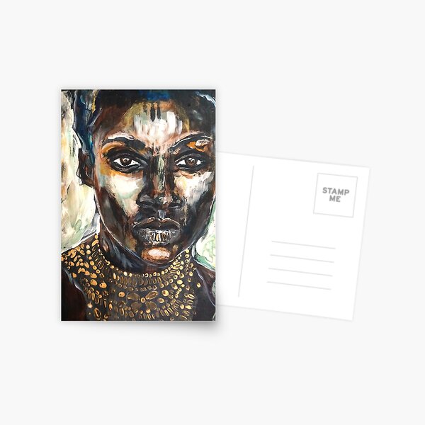 Fierce African queen Postcard