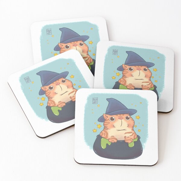 Item preview, Wilson the witch cat designed and sold by LauraPemArt.