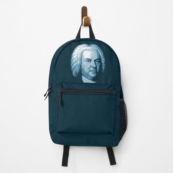 Item preview, Johann Sebastian Bach Blue Portrait designed and sold by zavadadesigns.