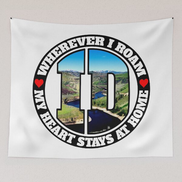 Item preview, Heart Stays Home - Idaho designed and sold by DonDota.