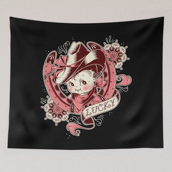 Item preview, Lucky  Cute Traditional Tattoo Flash designed and sold by Ella Mobbs.