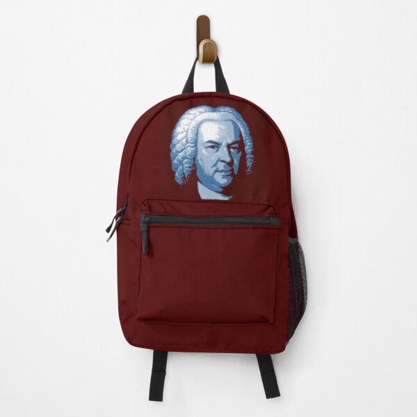 Item preview, Johann Sebastian Bach Blue Red Portrait designed and sold by zavadadesigns.