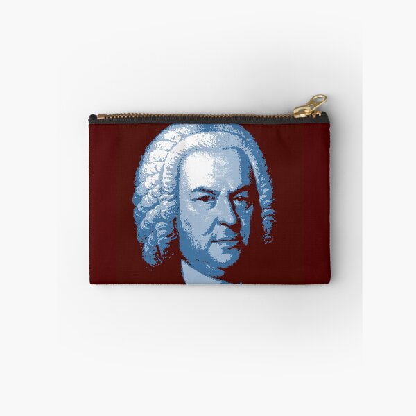 Item preview, Johann Sebastian Bach Blue Red Portrait designed and sold by zavadadesigns.