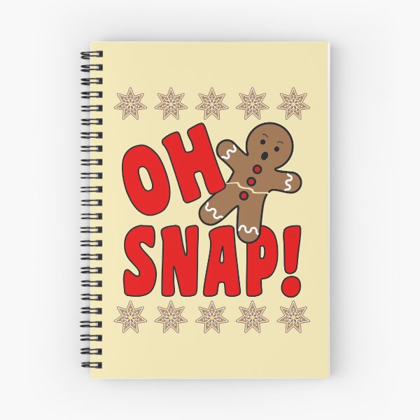 Item preview, Oh Snap | 2020 Gingerbread Man | Festive Funny Christmas designed and sold by 4wordsmovement.