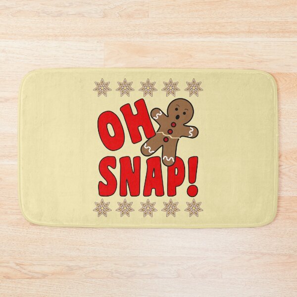 Item preview, Oh Snap | 2020 Gingerbread Man | Festive Funny Christmas designed and sold by 4wordsmovement.