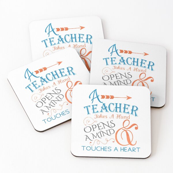 Item preview, A teacher takes a hand opens a mind, and touches a heart designed and sold by della95.
