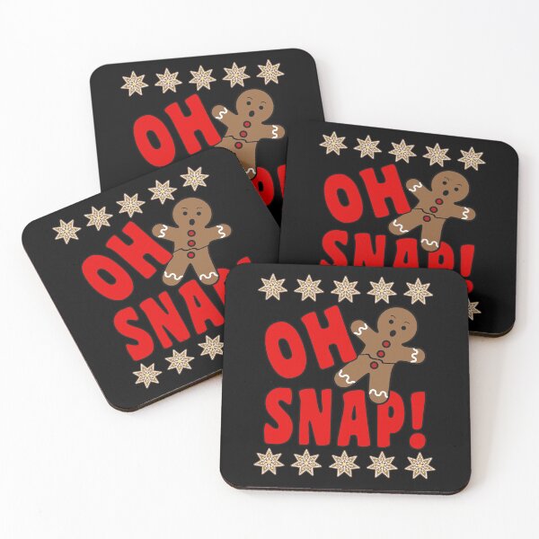 Item preview, Oh Snap | 2020 Festive Christmas Broken Gingerbread Man designed and sold by 4wordsmovement.