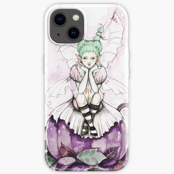 Purple Pumpkin Fairy iPhone Soft Case