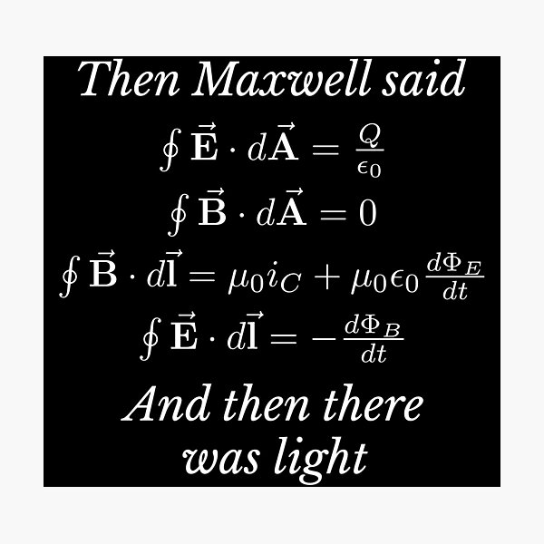 Item preview, maxwells equations designed and sold by lmswebdev.