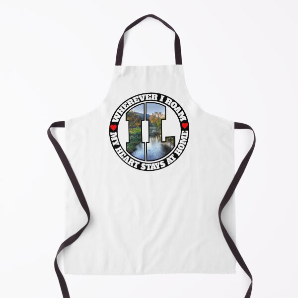 Item preview, Heart Stays Home - Illinois designed and sold by DonDota.