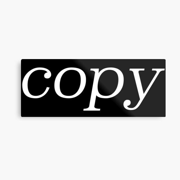 Art Mural Sur Le Theme Copier Coller Redbubble