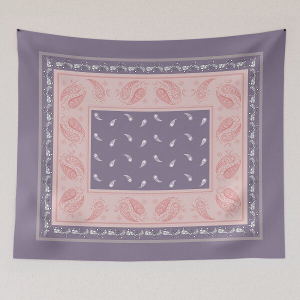 Item preview, Paisley Bandana Purple Two Tone  designed and sold by bohefy.