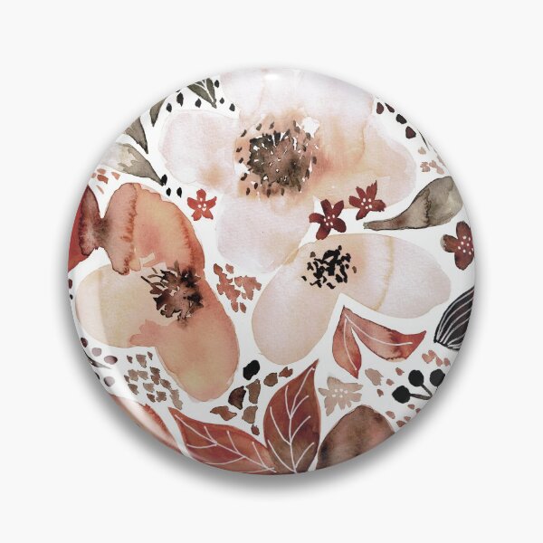 Item preview, Autumn Floral Watercolour Painting designed and sold by Anne-Marie Bloor.